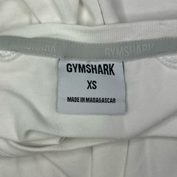 Gymshark White Short Sleeve Apollo Muscle Fit Shirt Size XS Activewear Stretch - Picture 10 of 16
